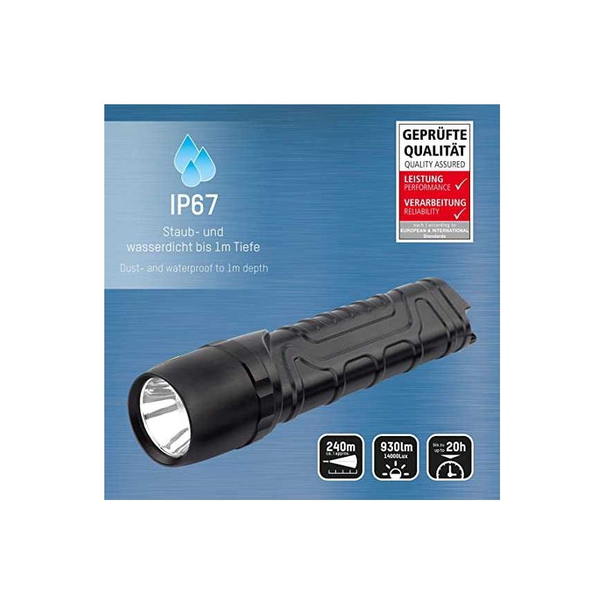 Ansmann Ansmann M900P, Фонарь (черный) – 2