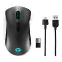 Lenovo Legion M600 Wireless Gaming hiir Mängimine Mõlemakäeline RF Wireless + Bluetooth + USB Type-A Lenovo Legion M600 Wireless Gaming hiir Mängimine Mõlemakäeline RF Wireless + Bluetooth + USB Type-A