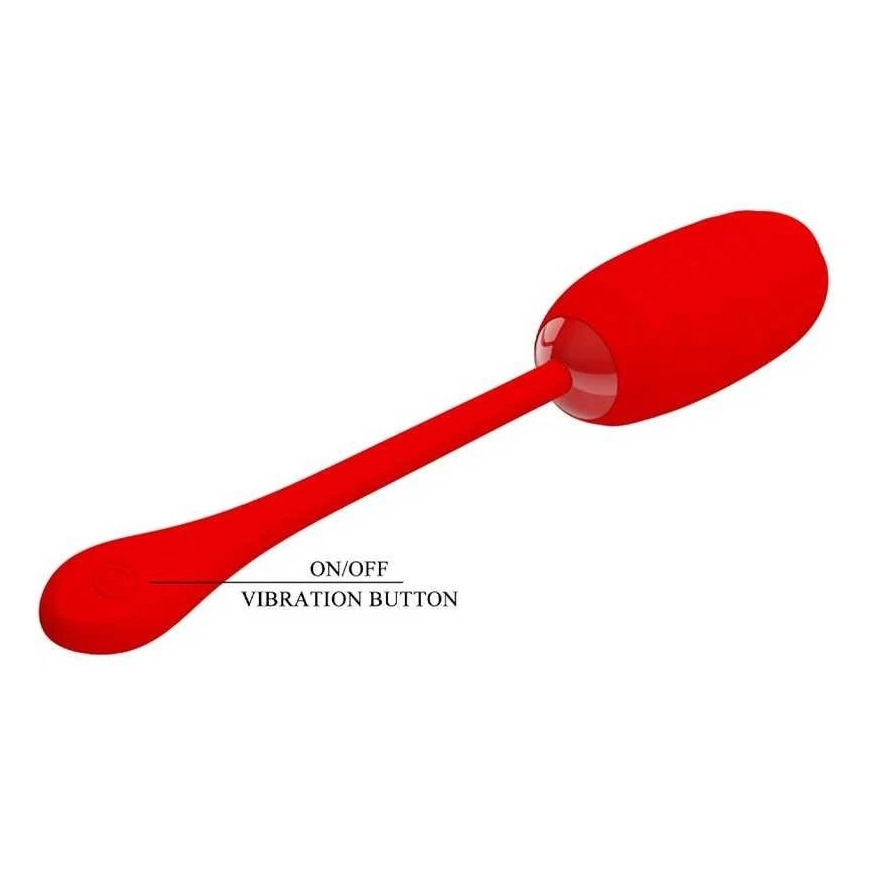 Pretty Love Smart GRAŽUOLĖ MEILĖ - KIRK EGG Raudona 12 funkcijų vibracijos – 2