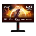 AOC G4 25G4KUR computer monitor 62.2 cm (24.5") 1920 x 1080 pixels Full HD LED Black, Red