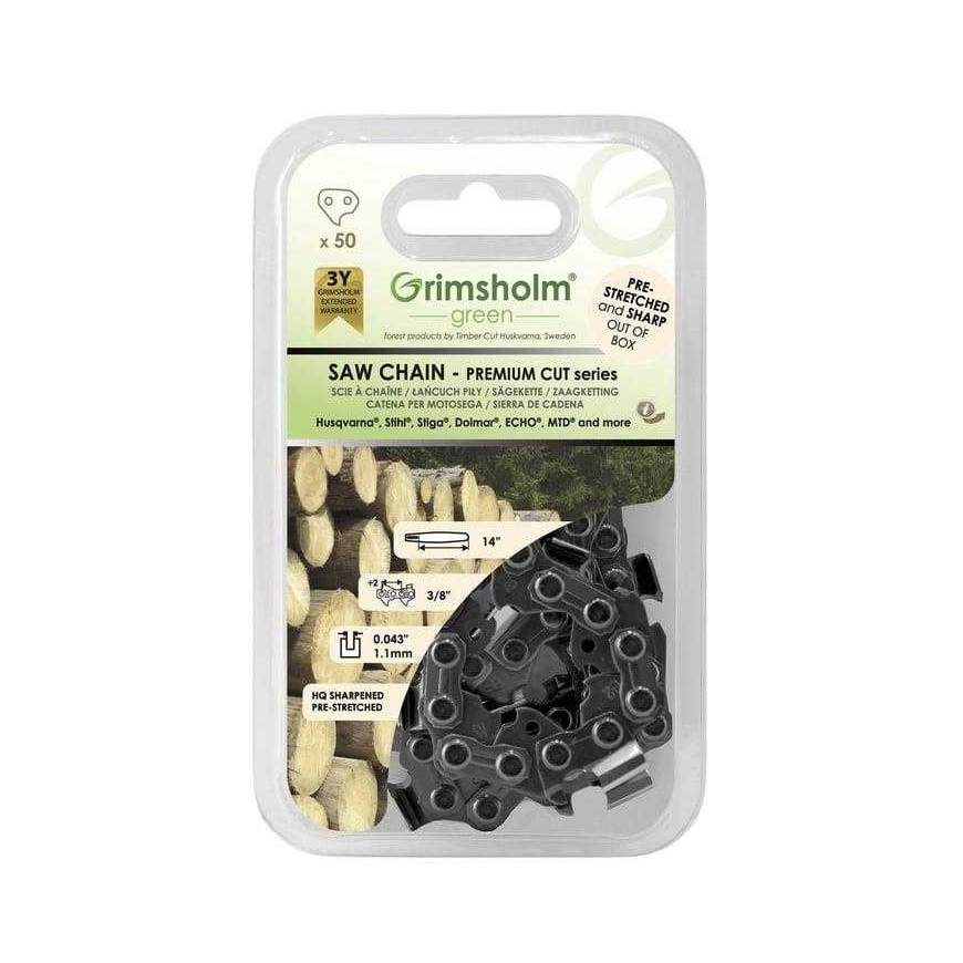GRIMSHOLM ZĀĢA ĶĒDES PREMIUM 50 DL 3/8 .043/1.1MM