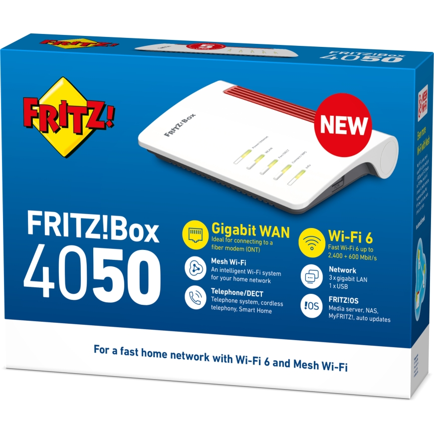 FRITZ! 4050 WiFi6 ruuter – 4