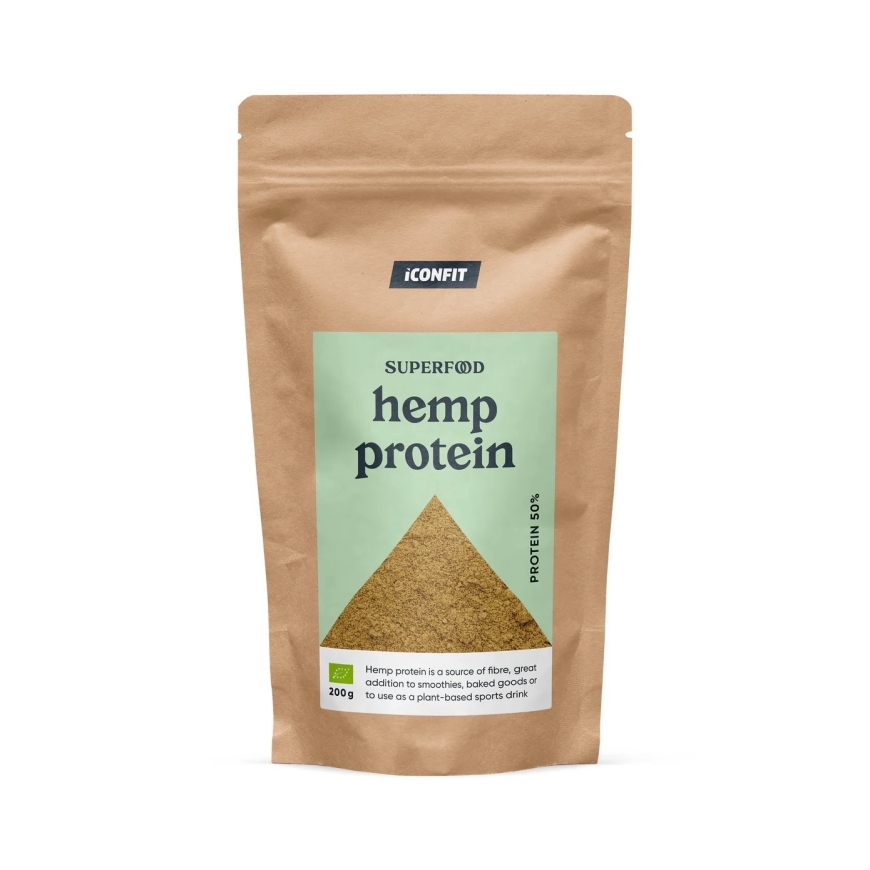 ICONFIT Hamppuproteiini 50%, luomu, 200 g