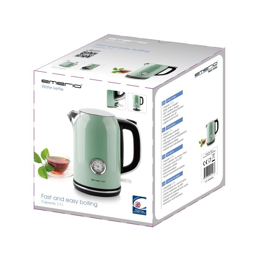 Emerio retro teekann, roheline – 4