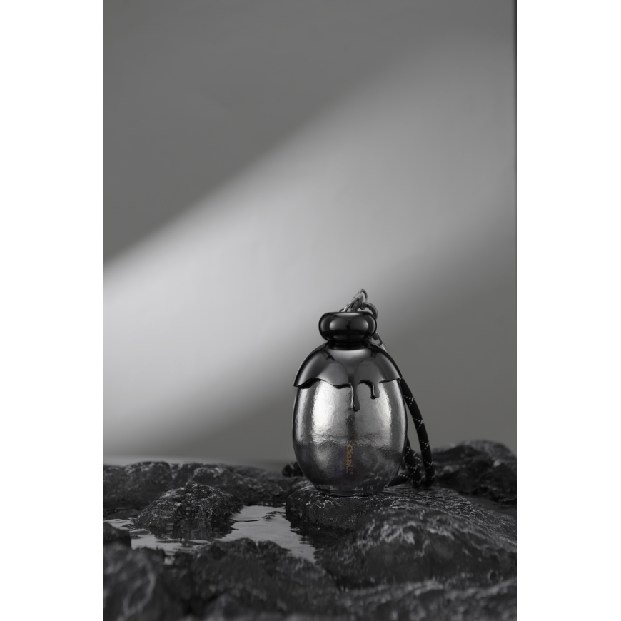 Oball Luxe titanium bottle 350 ml, silver – 5