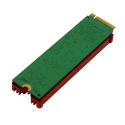 Axagon CRL-M2 Passive aluminum cooler for all M.2 SSDs, size 2280, high 12 mm.