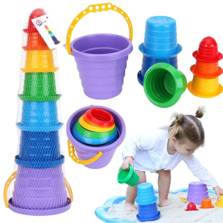 Technok Cup Pyramid Puzzle for Small Children 2704 – 2