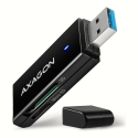 Axagon CRE-S2N кардридер USB 3.2 Gen 1 (3.1 Gen 1) Type-A Черный