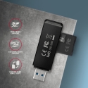 Axagon CRE-S2N SuperSpeed USB-A CARD READER