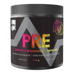 Puls Nutrition Pre-Workout Complex aminohappojauhe, vaisių gėrimas, 300 g