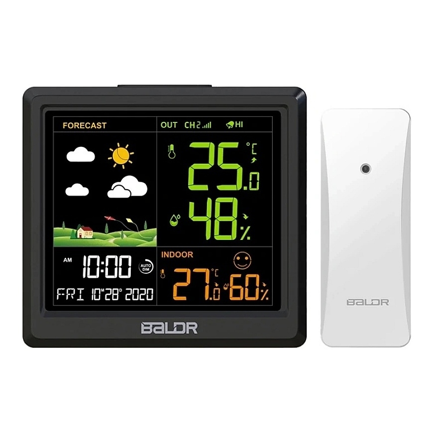 BALDRTHERM B0389WST2H2-V1 Weather Station with Outdoor Sensor