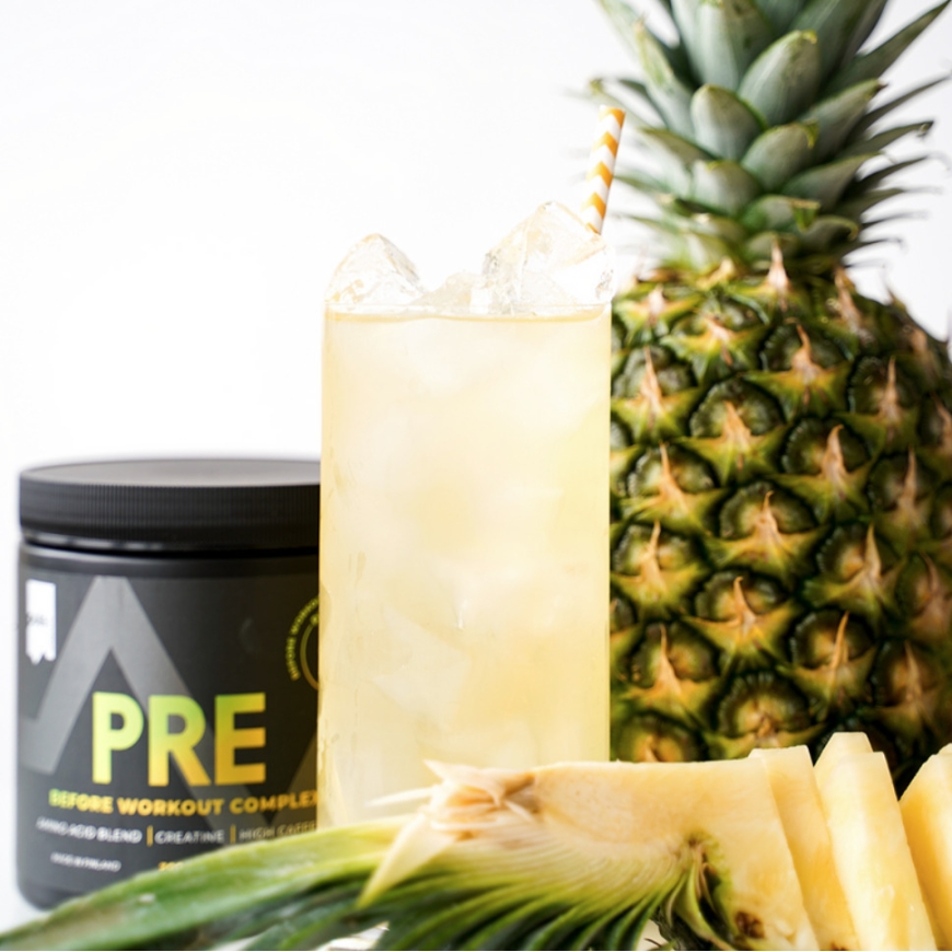 Puls Nutrition Pre-Workout Complex Amino Acid Powder, Pineapple, 300 g – 2