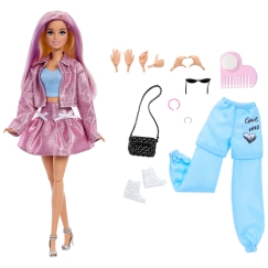 Barbie Deluxe Style Fashion Build Up Doll and Accessories