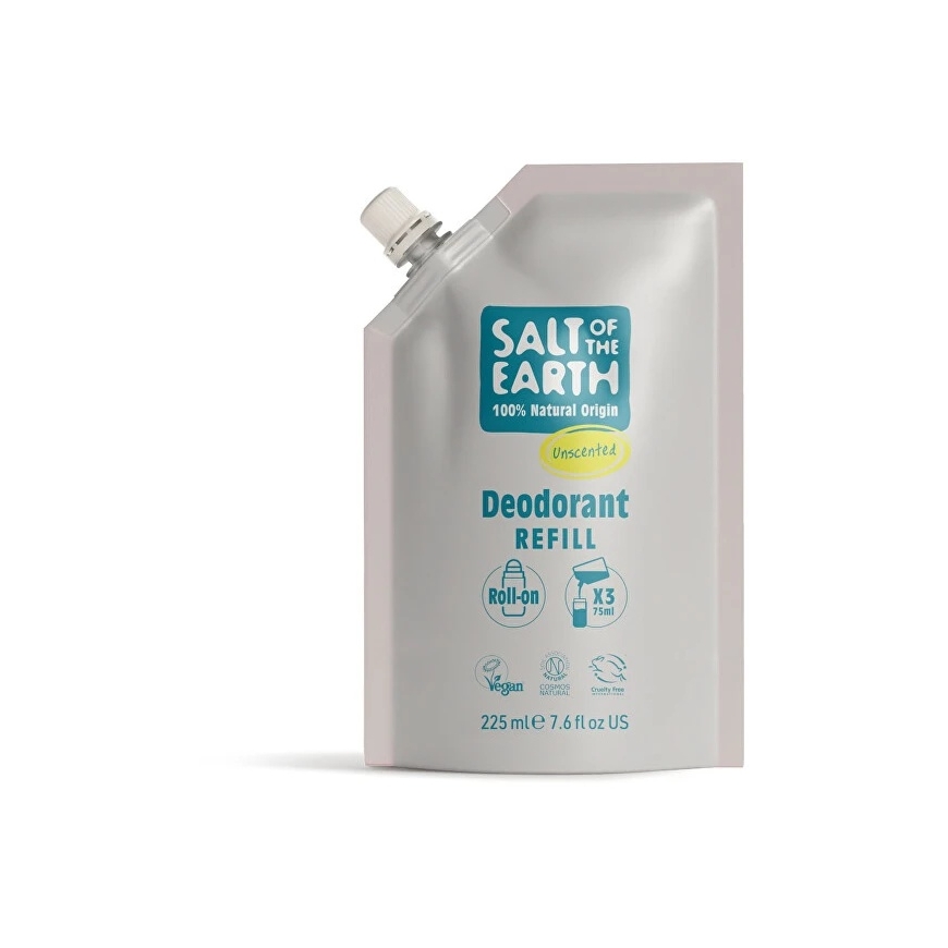 Salt Of The Earth Naturalus roll-on dezodorantas Be kvapo Deo papildymas - papildymas