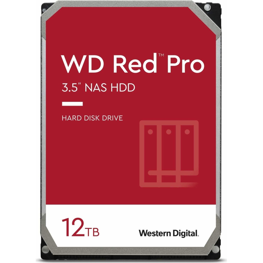 Western Digital Red Pro 12TB 3.5" 512MB WD122KFBX – 2