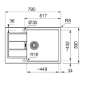 Franke Sirius 2 S2D 611-78 (143.0670.832) Franke Sirius 2 S2D 611-78 (143.0670.832)