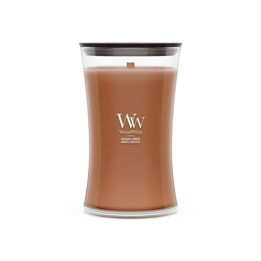 WoodWick Radiant Amber vaha küünal silindriline pruun 1 tk