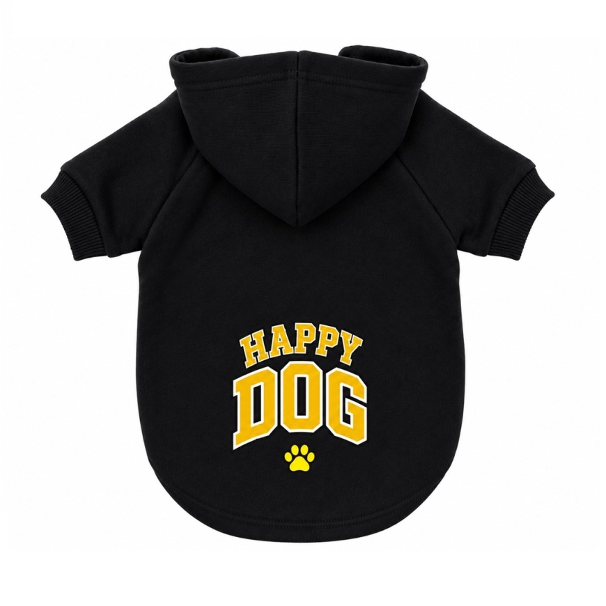 PCHEŁKA Happy Dog 26 Black - одежда для собак - размер S