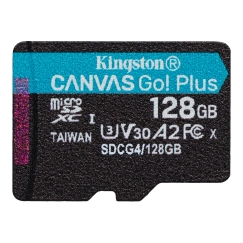 Kingston Technology Canvas Go! Plus 128 GB MicroSD UHS-I Klass 10