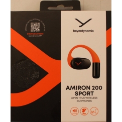 IZPĀRDOŠANA. AMIRON 200 Open TWS austiņas ar uzlādes lietu un USB vadu, Sporta paraugs DEMO | DEMO | Garantija 24 mēneši