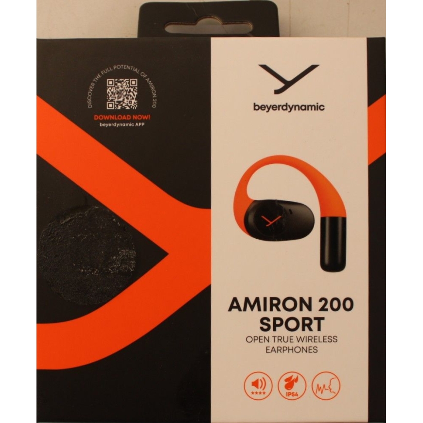 IZPĀRDOŠANA. AMIRON 200 Open TWS austiņas ar uzlādes lietu un USB vadu, Sporta paraugs DEMO | DEMO | Garantija 24 mēneši