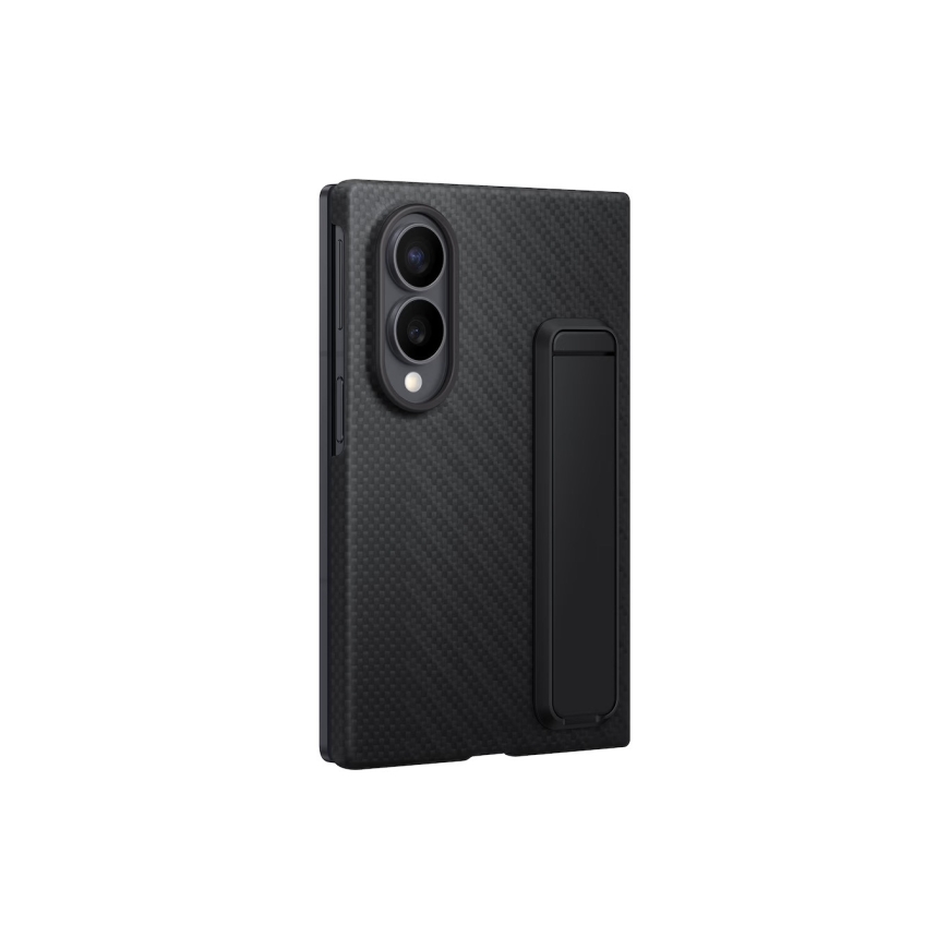 Samsung Galaxy Fold8 Carbon Standing suojakotelo, musta – 2