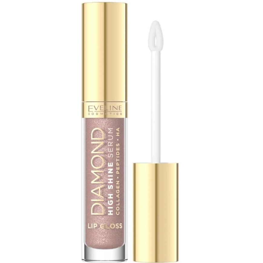 Romnd "Eveline Cosmetics Diamond High Shine Serum" блеск для губ-сыворотка, 22 оттенок шампанского, 5 мл