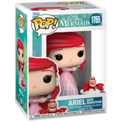 FUNKO POP! Vinilinė figūrėlė: Disney: The Little Mermaid - Ariel with Sebastian, ~2.5 cm ir 9.9 cm