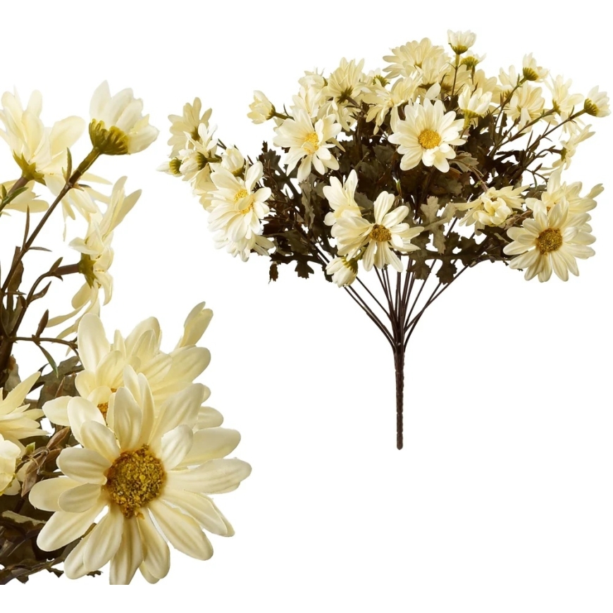 Mondex Since 1986 VIRIDIS Artificial Flower Bouquet MARGARETKI 45 cm – 3