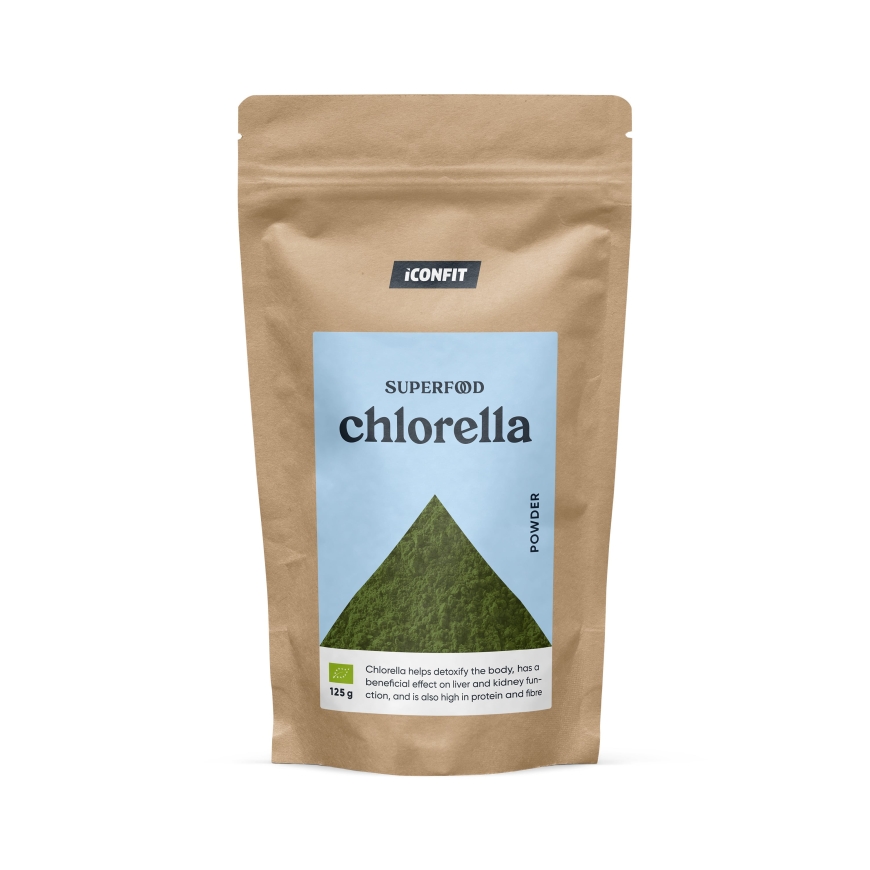 ICONFIT Chlorellajauhe, luomu, 125 g