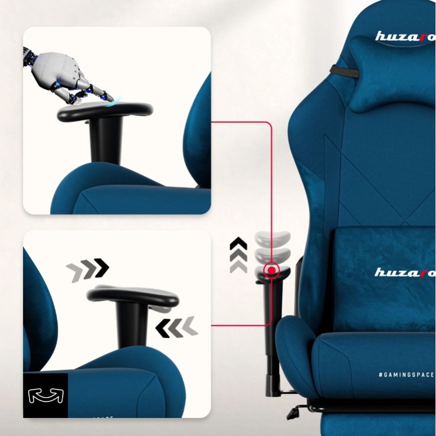 Huzaro Force 5.7 Blue Gaming Chair – 4