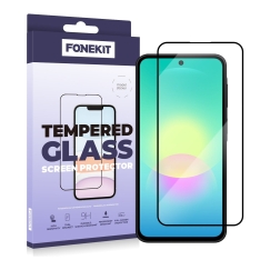 FoneKit Full Cover grūdintas stiklas, Samsung Galaxy A27