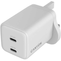 Canyon CU45AC GaN 45W 2xPD UK Valkoinen Canyon CU45AC GaN 45W 2xPD UK Valkoinen