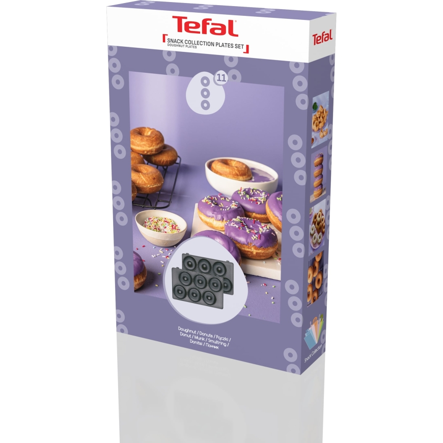 Tefal Snack Collection cepšanas plāksnes: 11 donuti