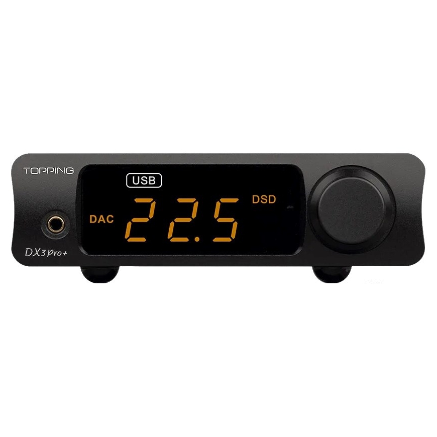 Topping DX3 Pro+ BK - USB DAC ja kõrvaklapi võimendi, must