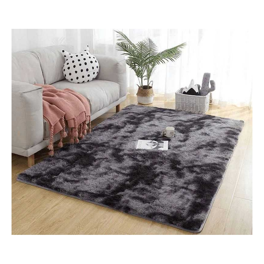 Strado Ombre Shaggy 200x300 Ombre Pelēks – 3