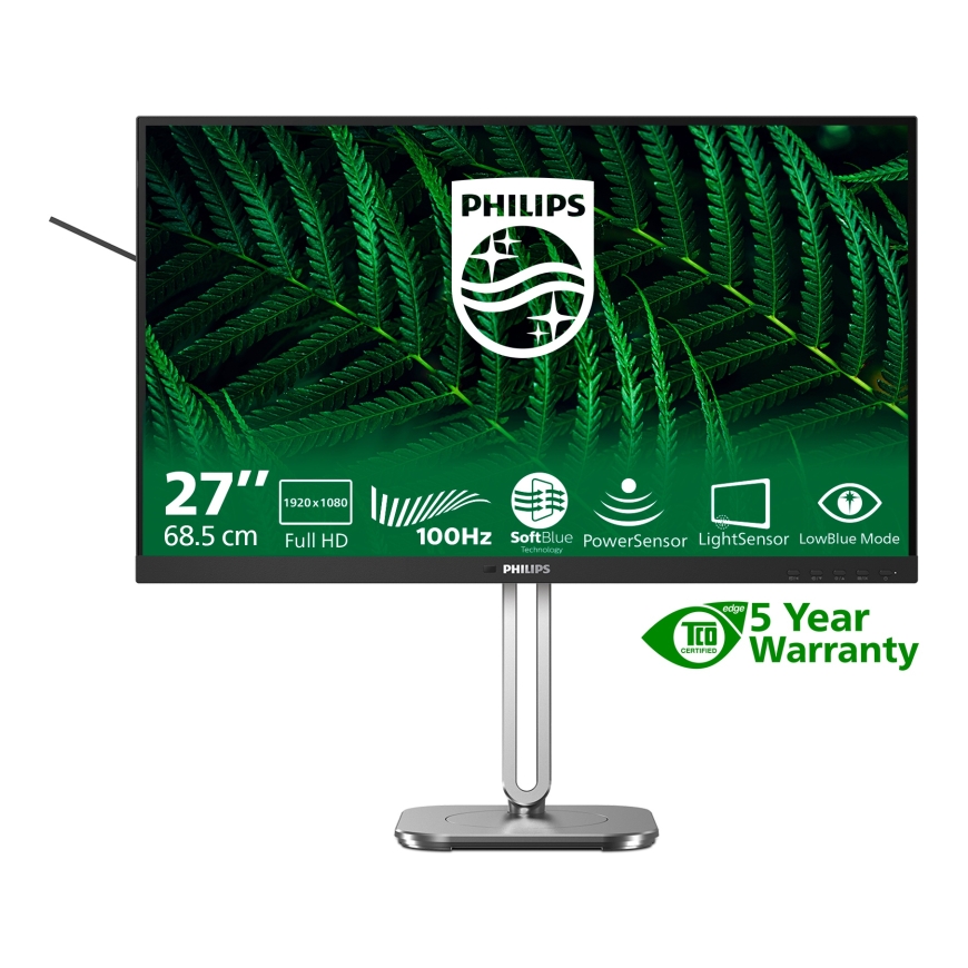 Philips 5000 series 27B2G5200/00 kompiuterio monitorius 68,6 cm (27") 1920 x 1080 pikseliai „Full HD – 3