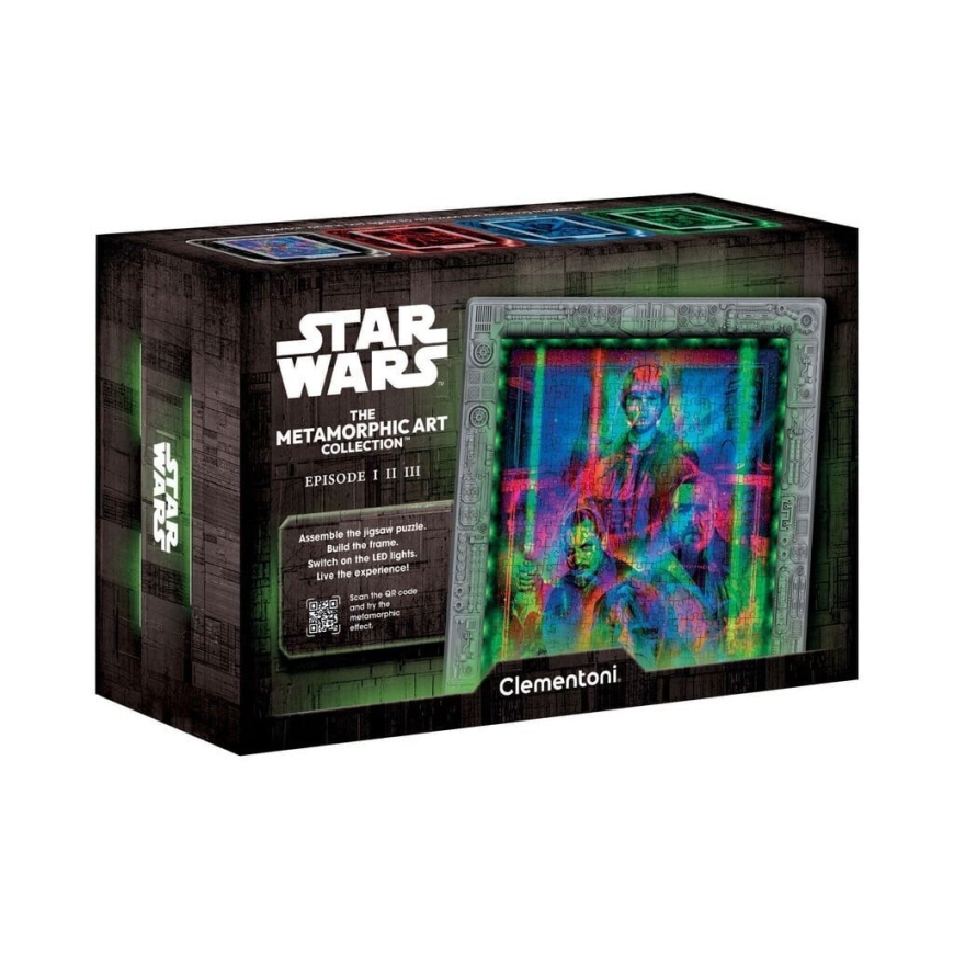 Clementoni Metamorphic Art Collection, Star Wars I - II - III puzzle, 520 pieces