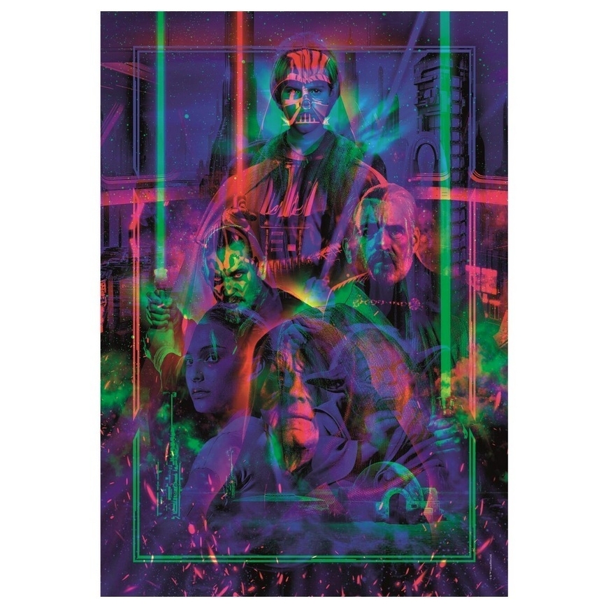 Clementoni Metamorphic Art Collection, Star Wars I - II - III palapeli, 520 palaa – 5