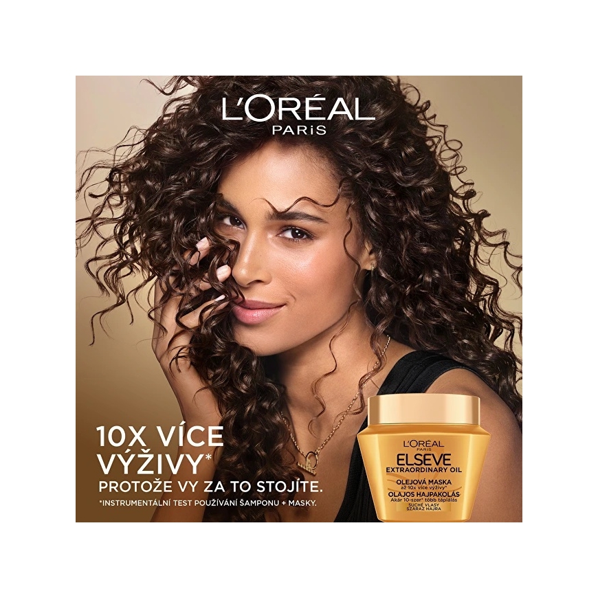 L'Oreal Paris Elseve Extraordinary Oil hiusnaamio kuiville hiuksille, 300 ml – 3