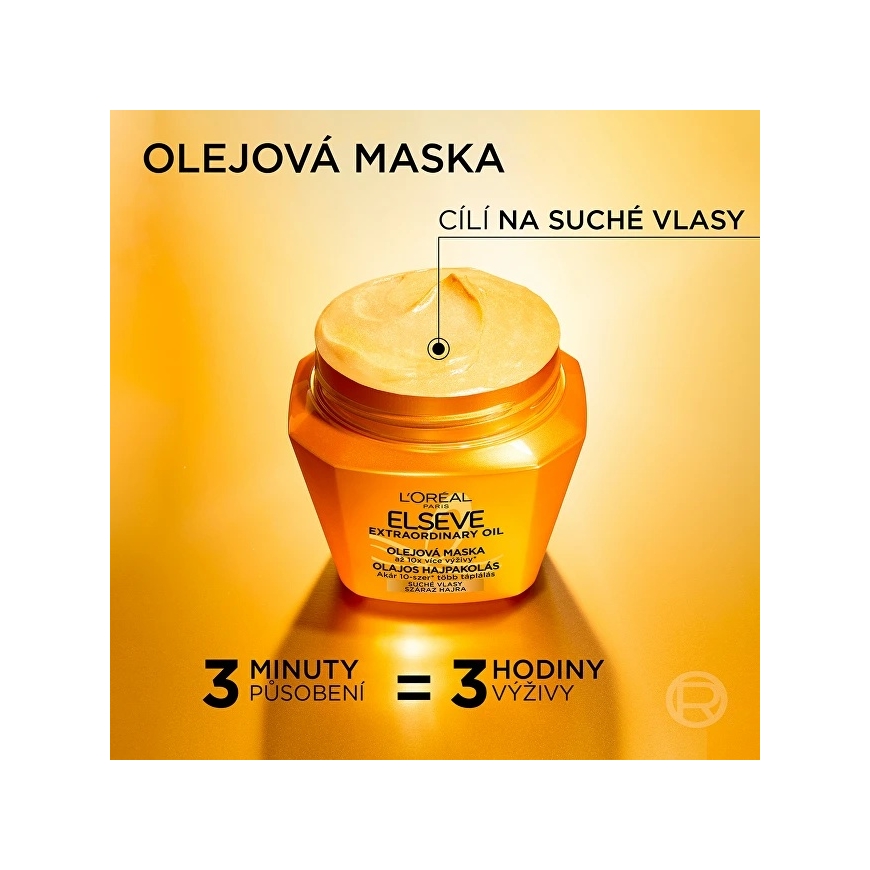 L'Oreal Paris Elseve Extraordinary Oil Hair Mask for Dry Hair, 300 ml – 4