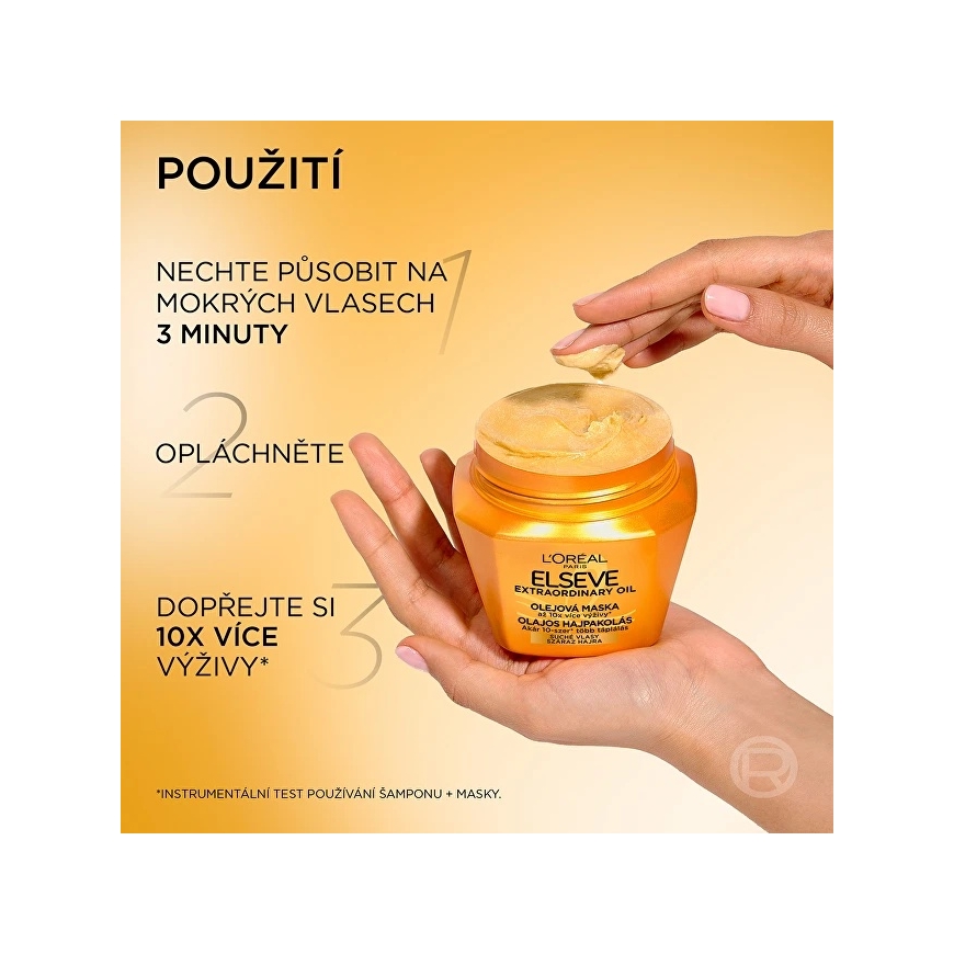 L'Oreal Paris Elseve Extraordinary Oil juuksemask kuivadele juustele, 300 ml – 5
