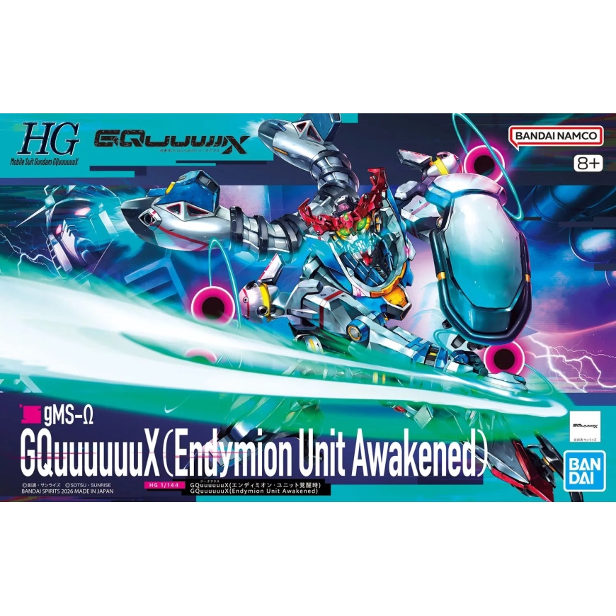 HGGQ 1/144 GQuuuuuuX (ENDYMION VIENĪBA PAMOSTAS)