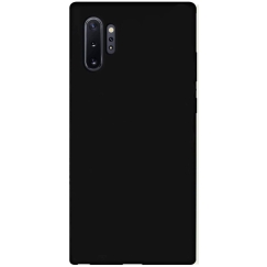 Samsung Galaxy Note 10 Plus Premium Soft Touch Silicone Case Black