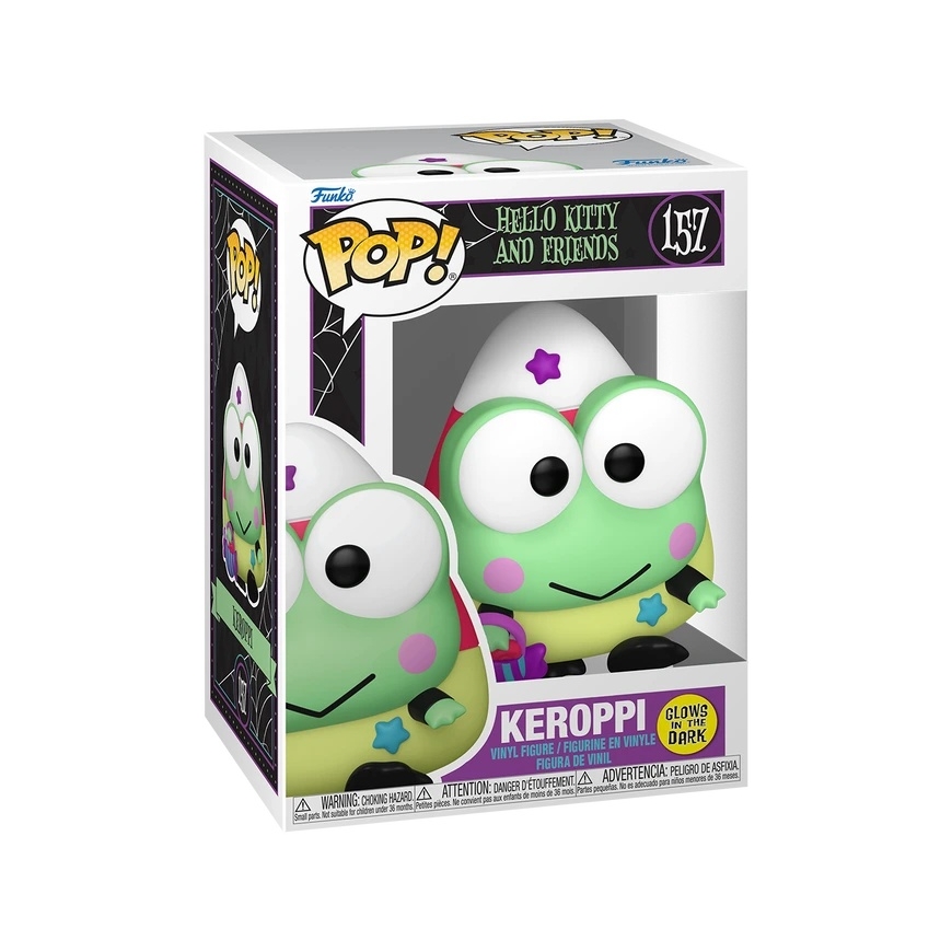 FUNKO POP! Vinyylihahmo: Hello Kitty ja ystävät - Keroppi, ~9 cm