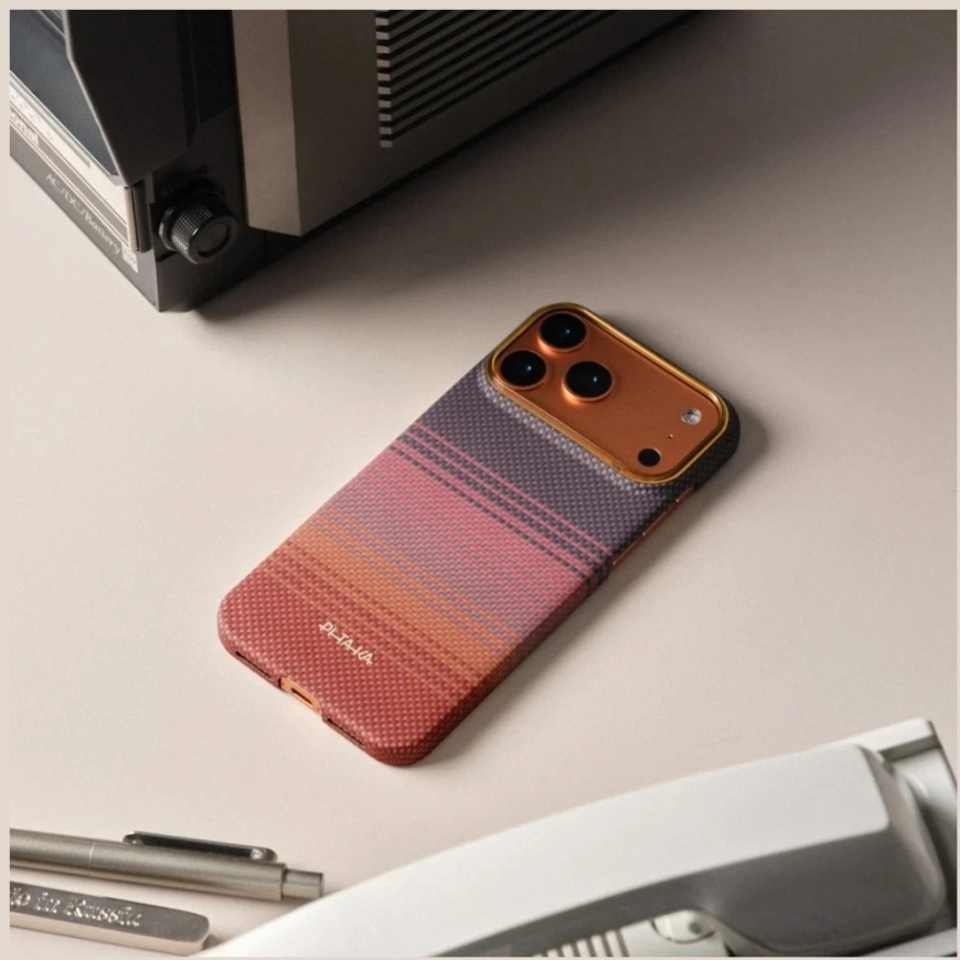 PITAKA Edge Case California Dream 02 kate iPhone 17 Pro / 18 Pro Sunset jaoks – 4