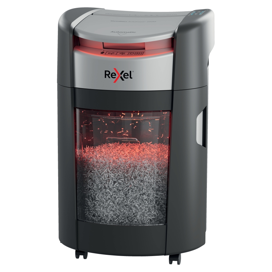 Rexel ShredMax 200M automatic paper shredder, P5 – 4