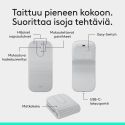 Logitech Mobi Fold langaton hiiri, valkoinen Logitech Mobi Fold langaton hiiri, valkoinen