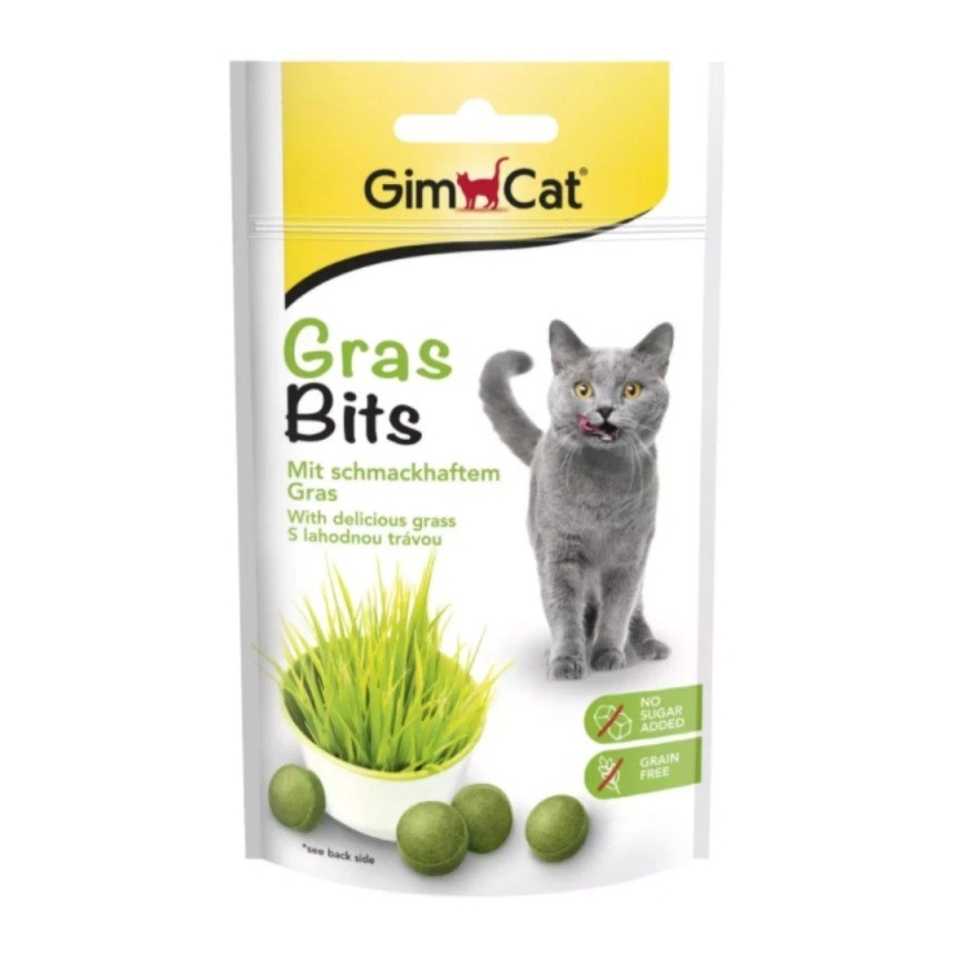 GIMCAT GrasBits Rapsakka Nurmipala – kissanherkku – 40g