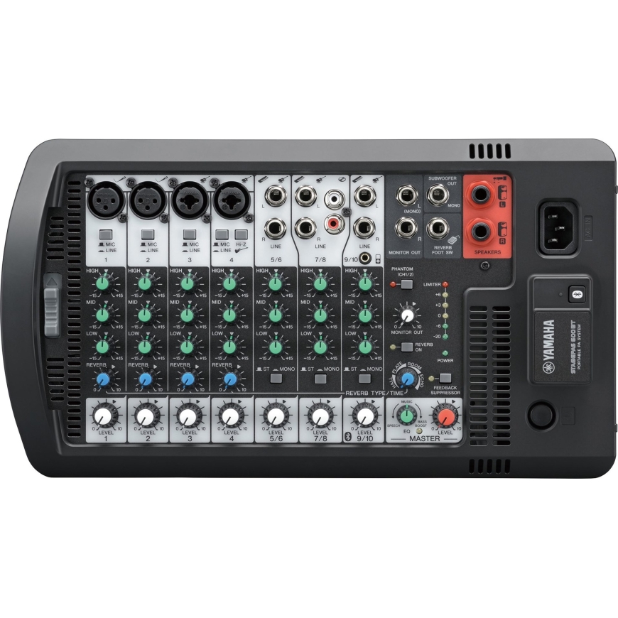 Yamaha Stagepas 600BT brīvi stāvošais publiskā adrese (PA) sistēma 640 W melnā krāsā – 2